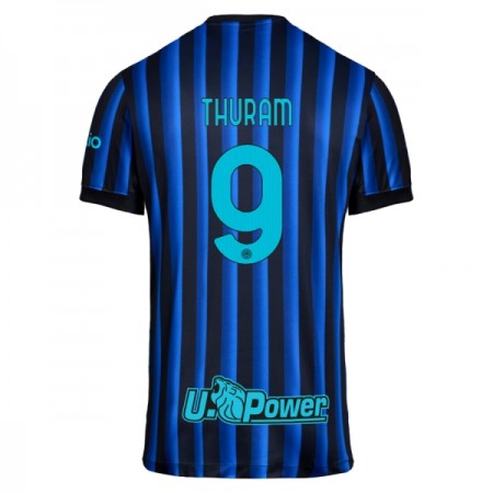 Virallinen pelipaita Inter Milan Thuram 9 Koti 2025-26 Lyhythihainen - Miesten